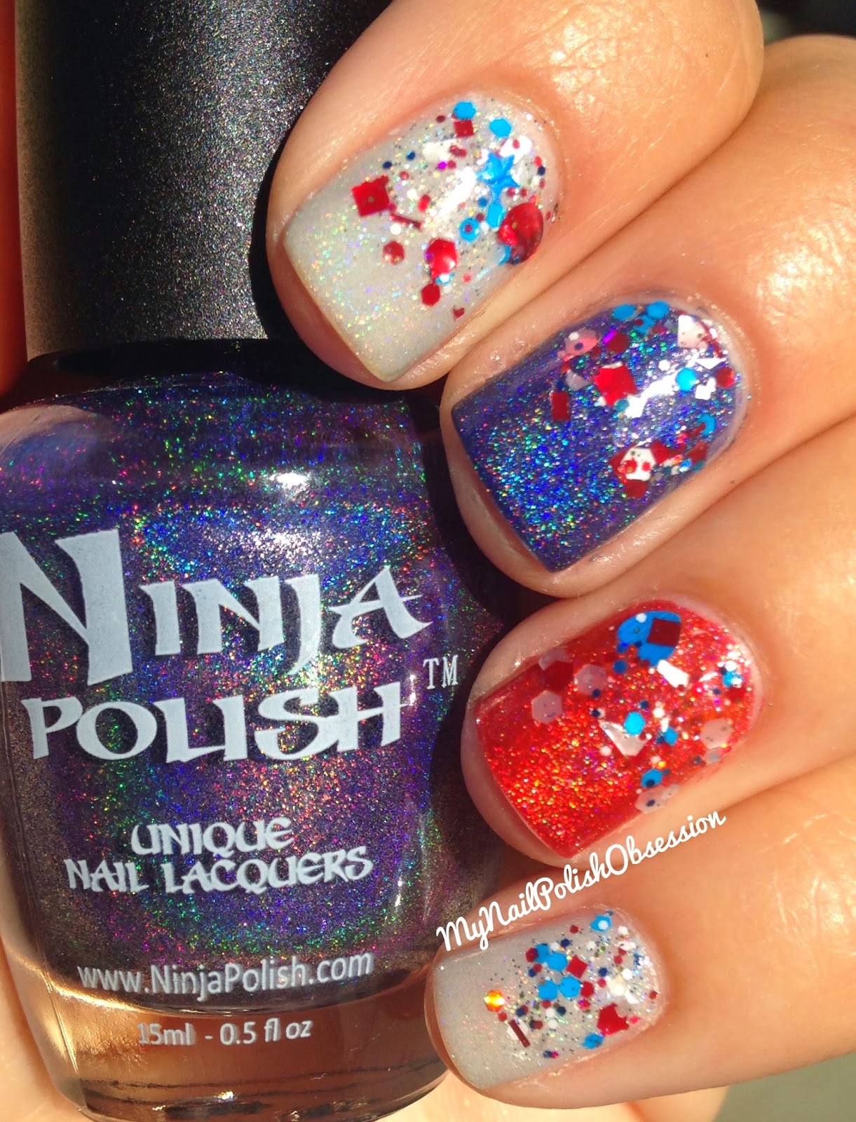 My Nail Polish Obsession Memorial Day Mani!