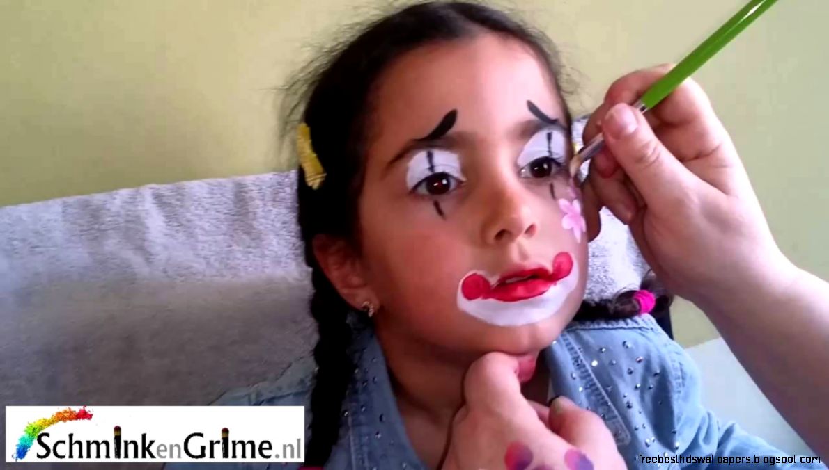 Schminkvoorbeeld Clown   YouTube