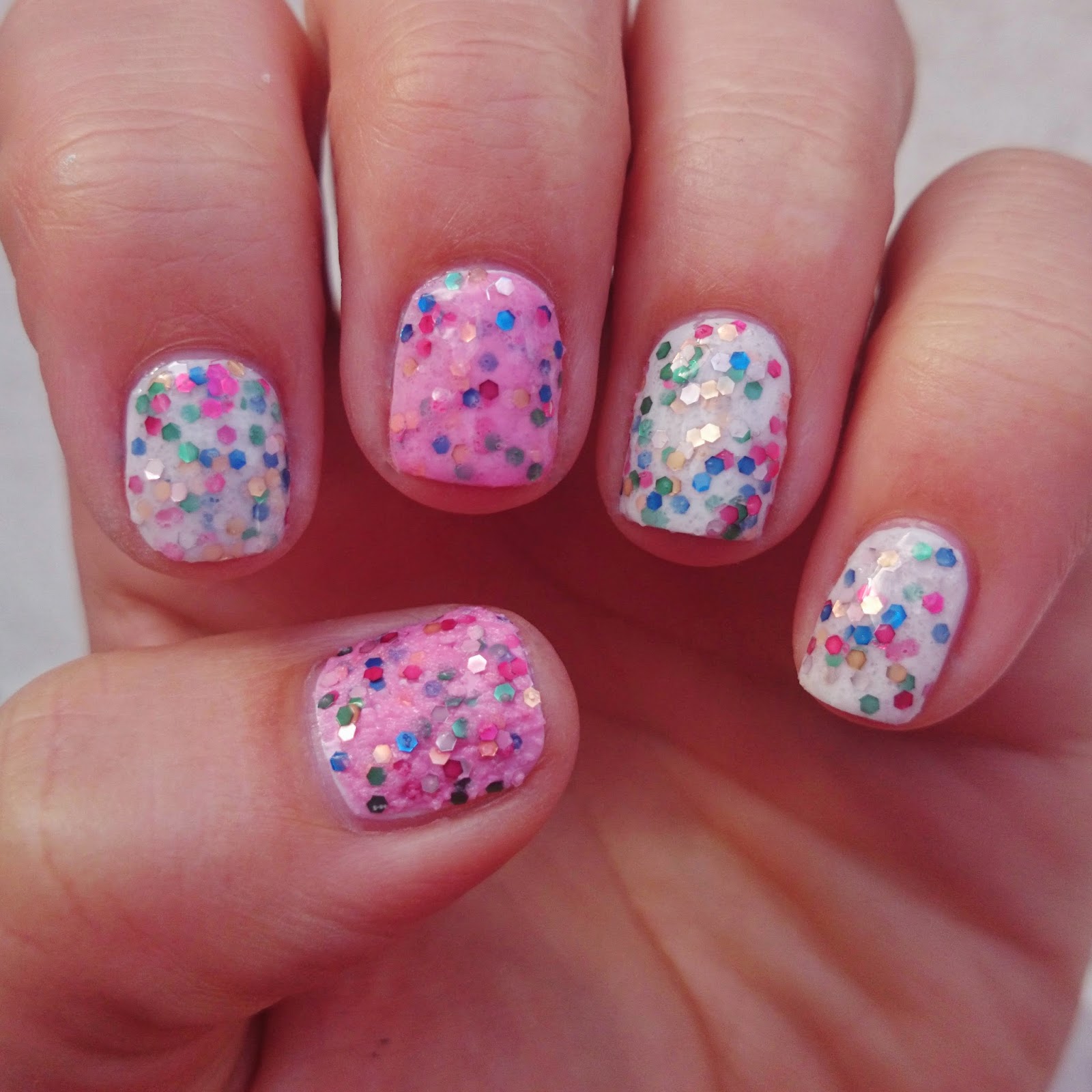 Dahlia Nails: Barry M Sequinned Nails Effects