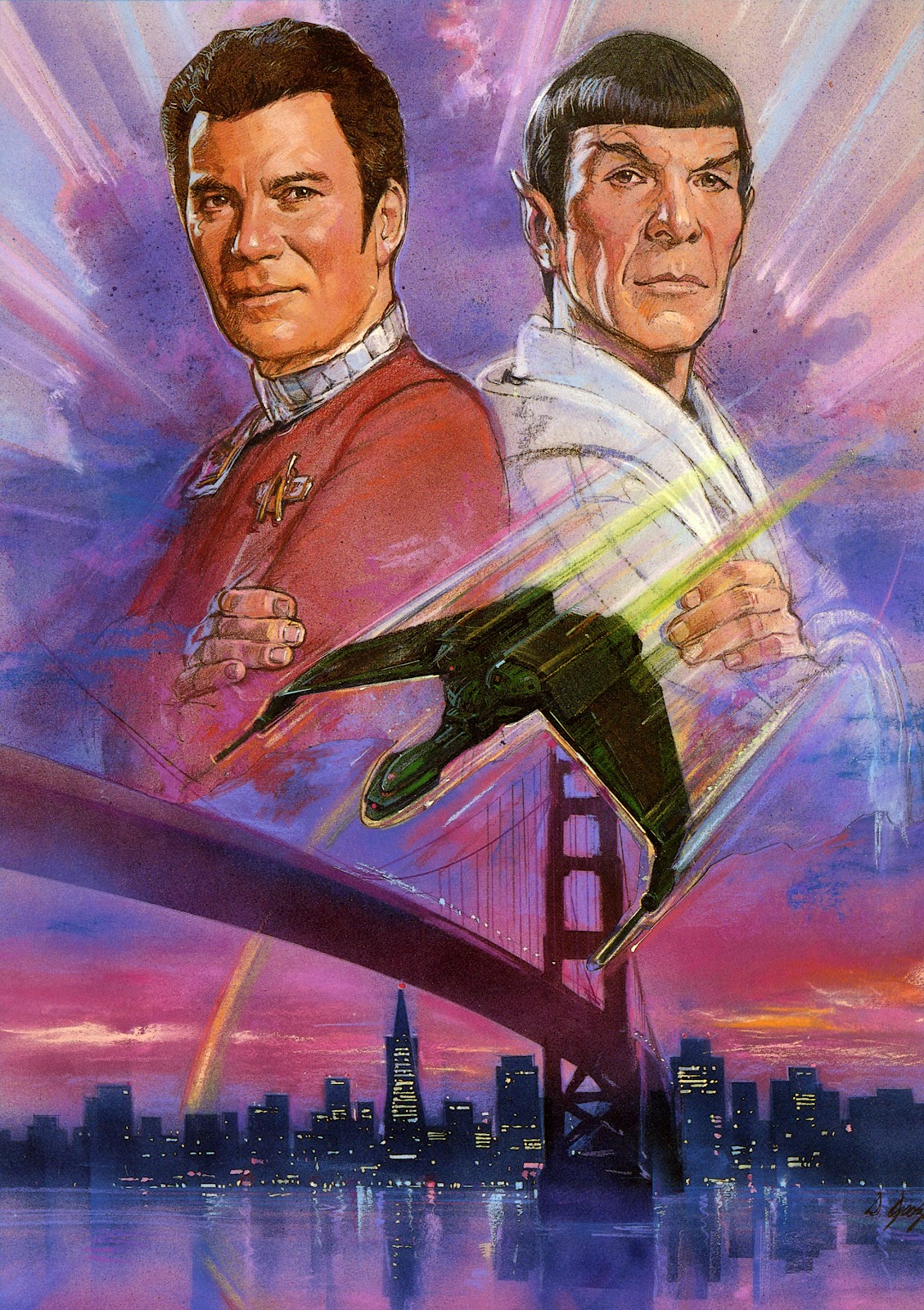 The Geeky Nerfherder: Movie Poster Art: Star Trek Movies (1986-1991)