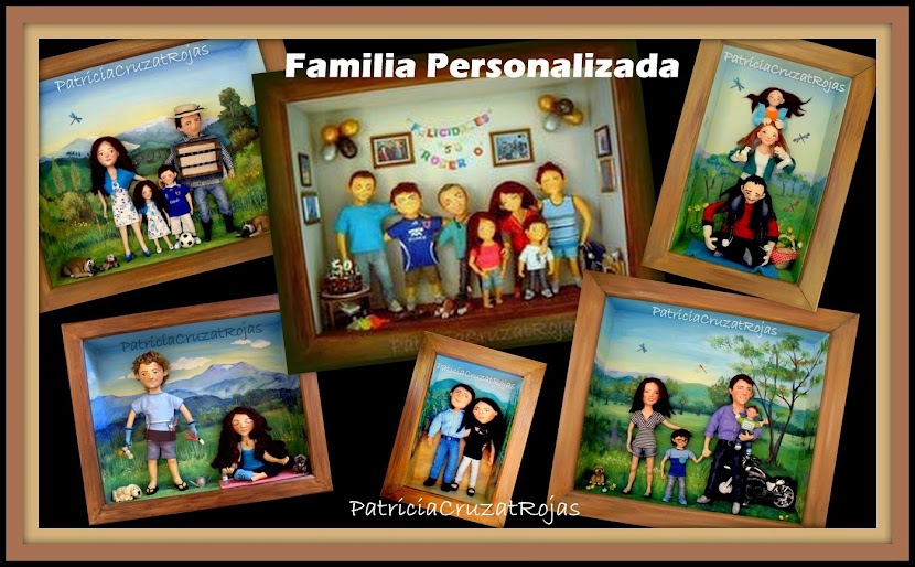 FAMILIA PERSONALIZADA, CUADRO CON PROFUNDIDAD