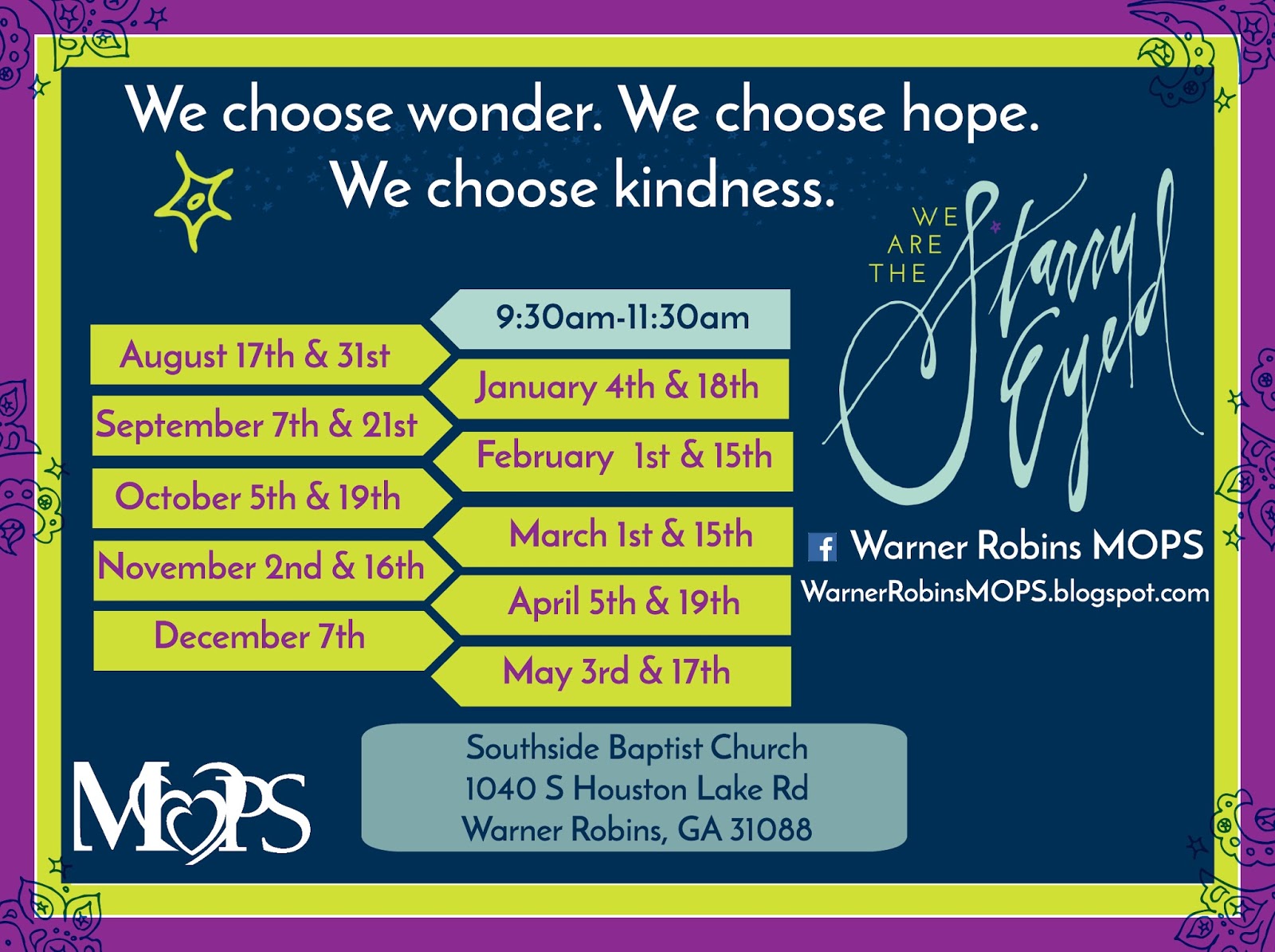 Warner Robins MOPS Meetings