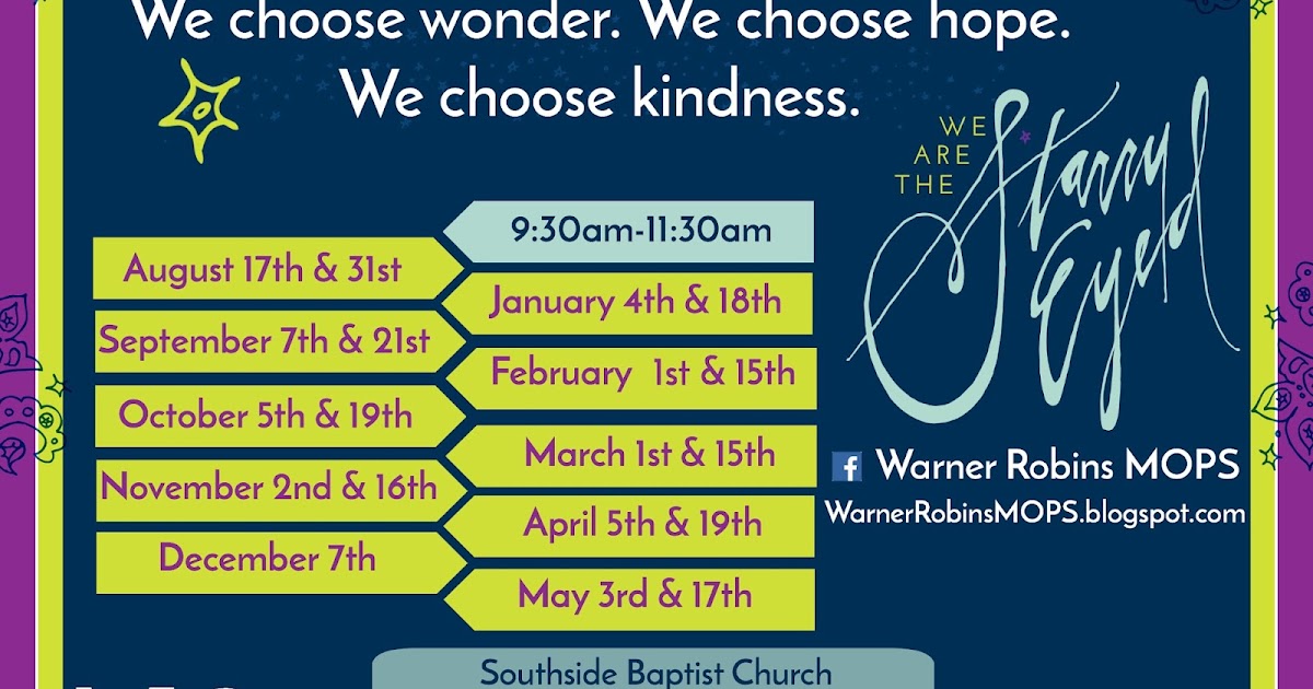 Warner Robins MOPS Meetings