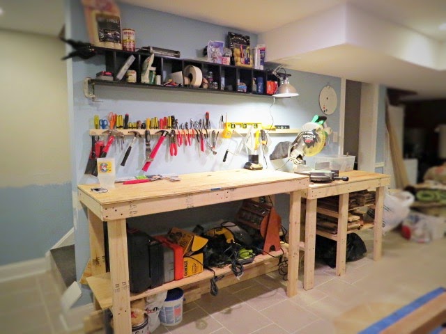 another view of the workbench area