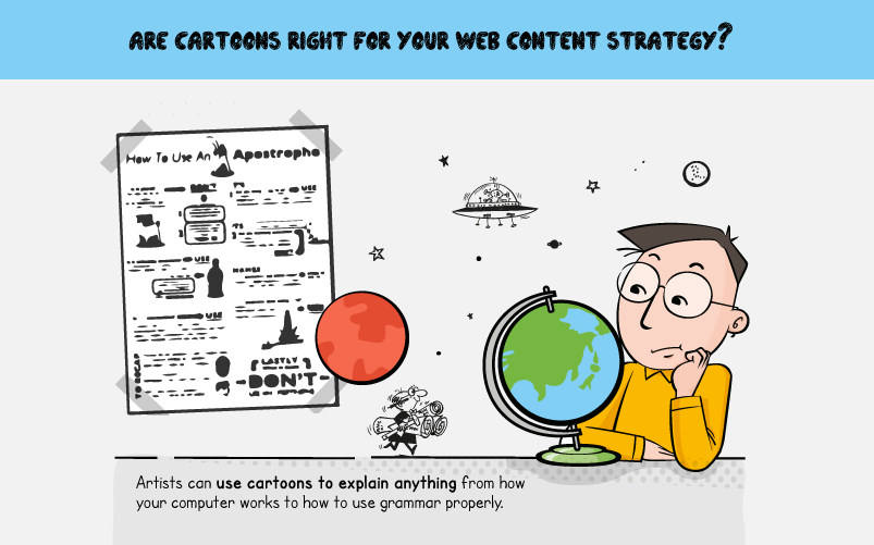 Are Cartoons Right For Your Social Media Content Strategy - #infographic