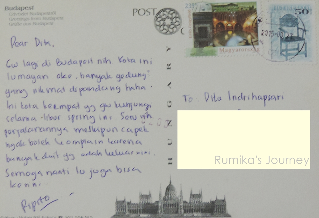 Contoh Postcard Untuk Teman Aneka Macam Contoh