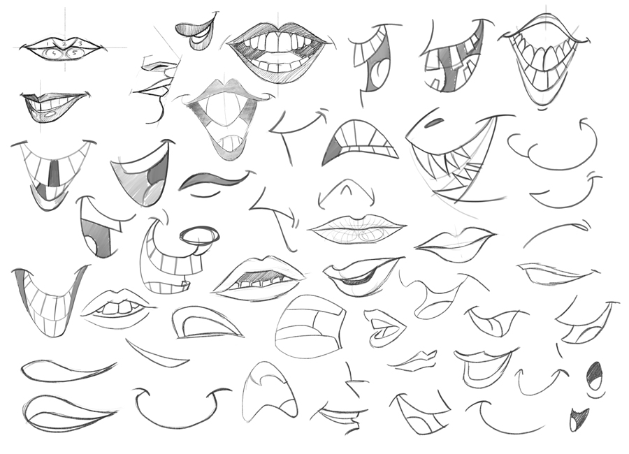Caricature Mouths