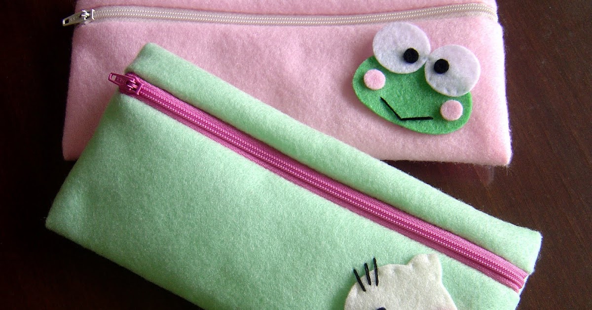 27 Konsep Terkini Kerajinan Kain Flanel Kotak Pensil