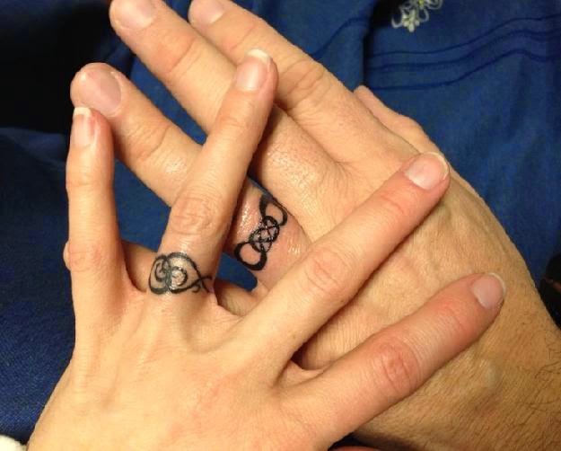 35 Ideas For Wedding Ring Tattoos | Inked Weddings