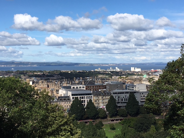 view from the Edinburgh Castle