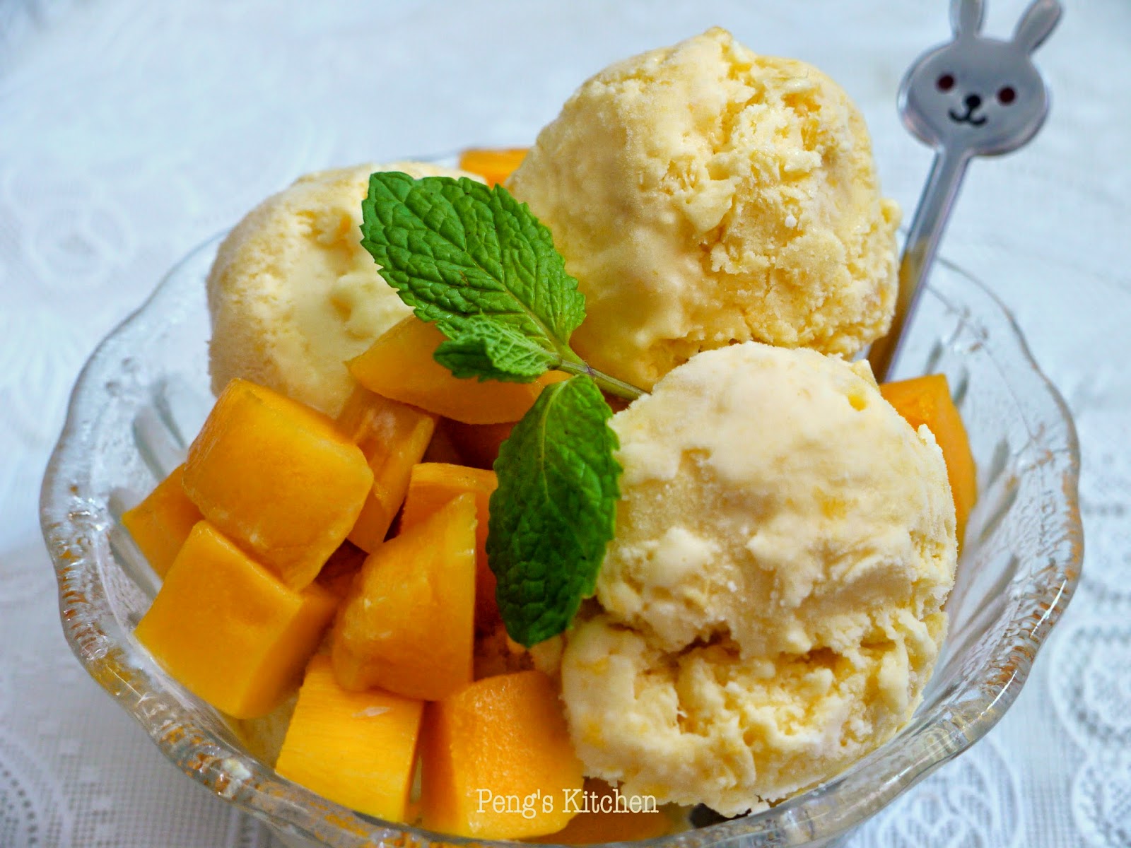 Peng's Kitchen Homemade Mango Icecream