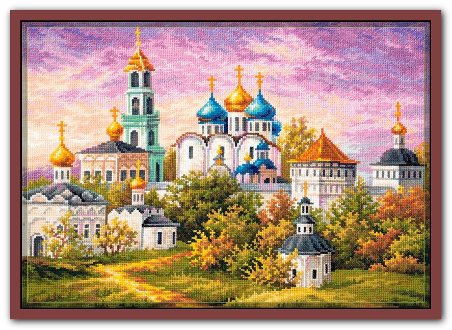Вышивалка: Схема вышивки "Чудесная игла" 75-06 «Сергиев Посад. Троице ...