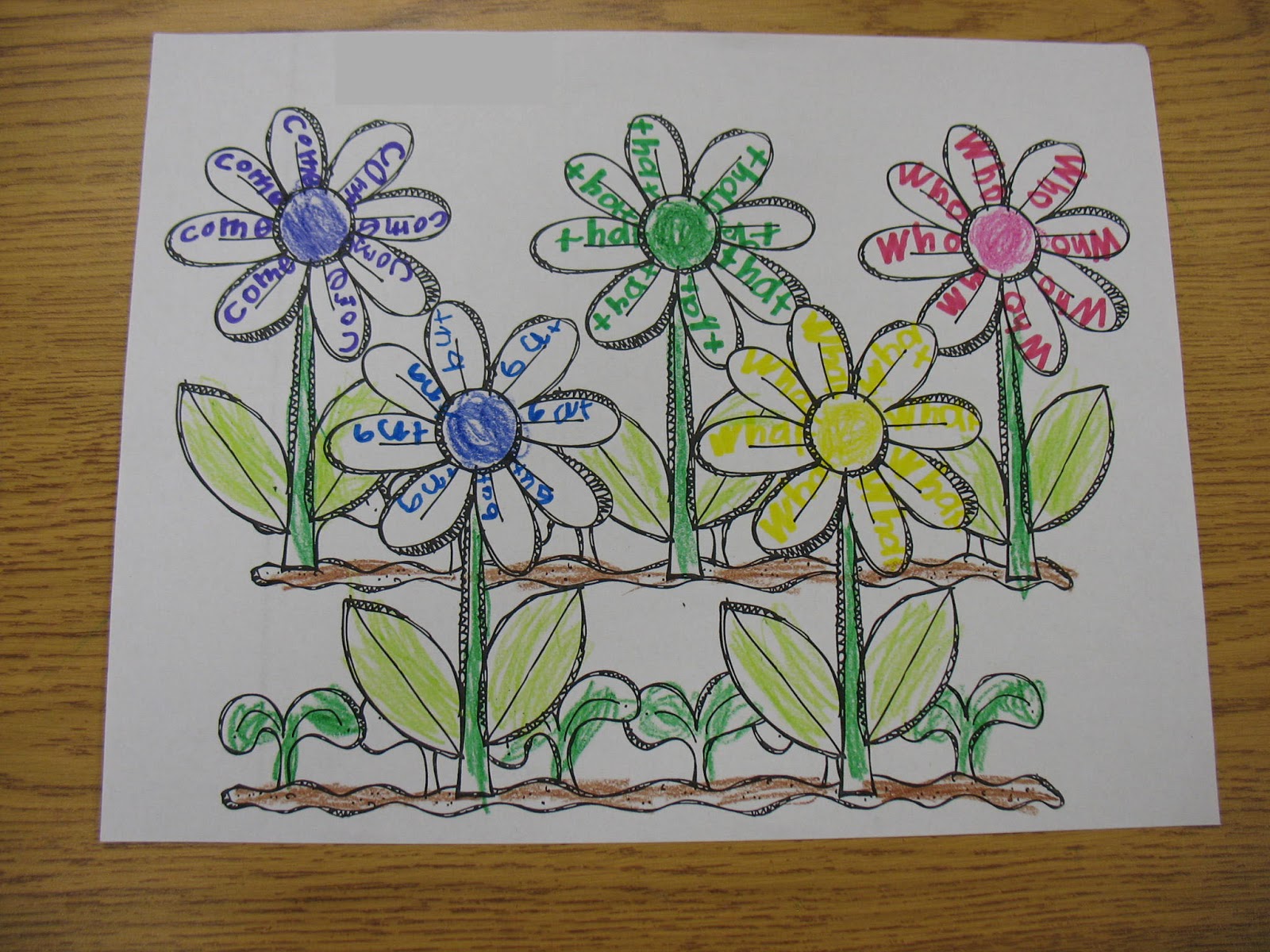 Teaching Is Sweet: Flower Sight Word Practice