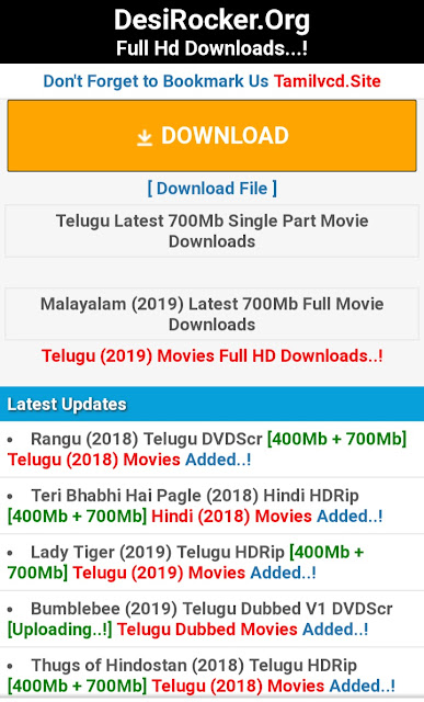 Telugu movies 2019 download tamilrockers