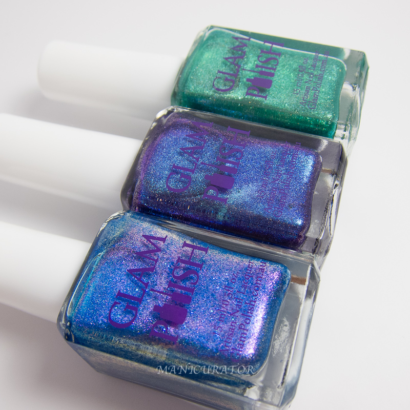 Glam Polish Exotic Illusions Series June Trio Swatch and Review