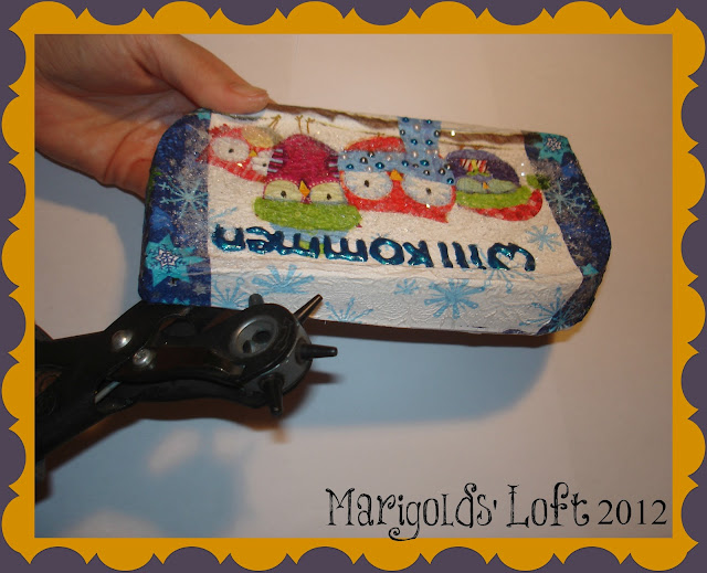 35 DECOUPAGE USING SERVIETTES