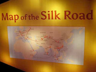 Map Of The Silk Road.