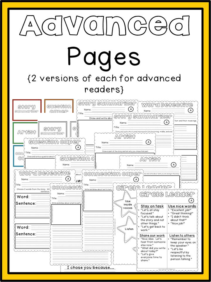 Mrs. Wheeler's First Grade Tidbits: Literature Circles in 1st Grade