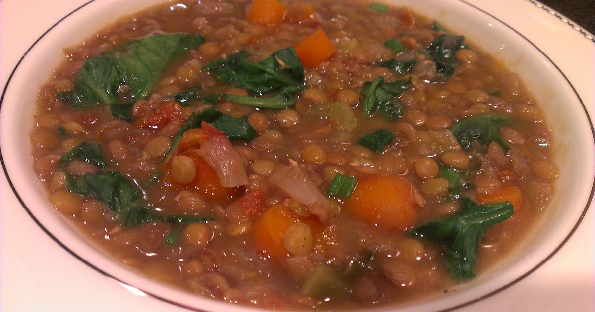 Got it, Cook it: Lentil Soup with Carrots, Spinach & Sundried Tomatoes