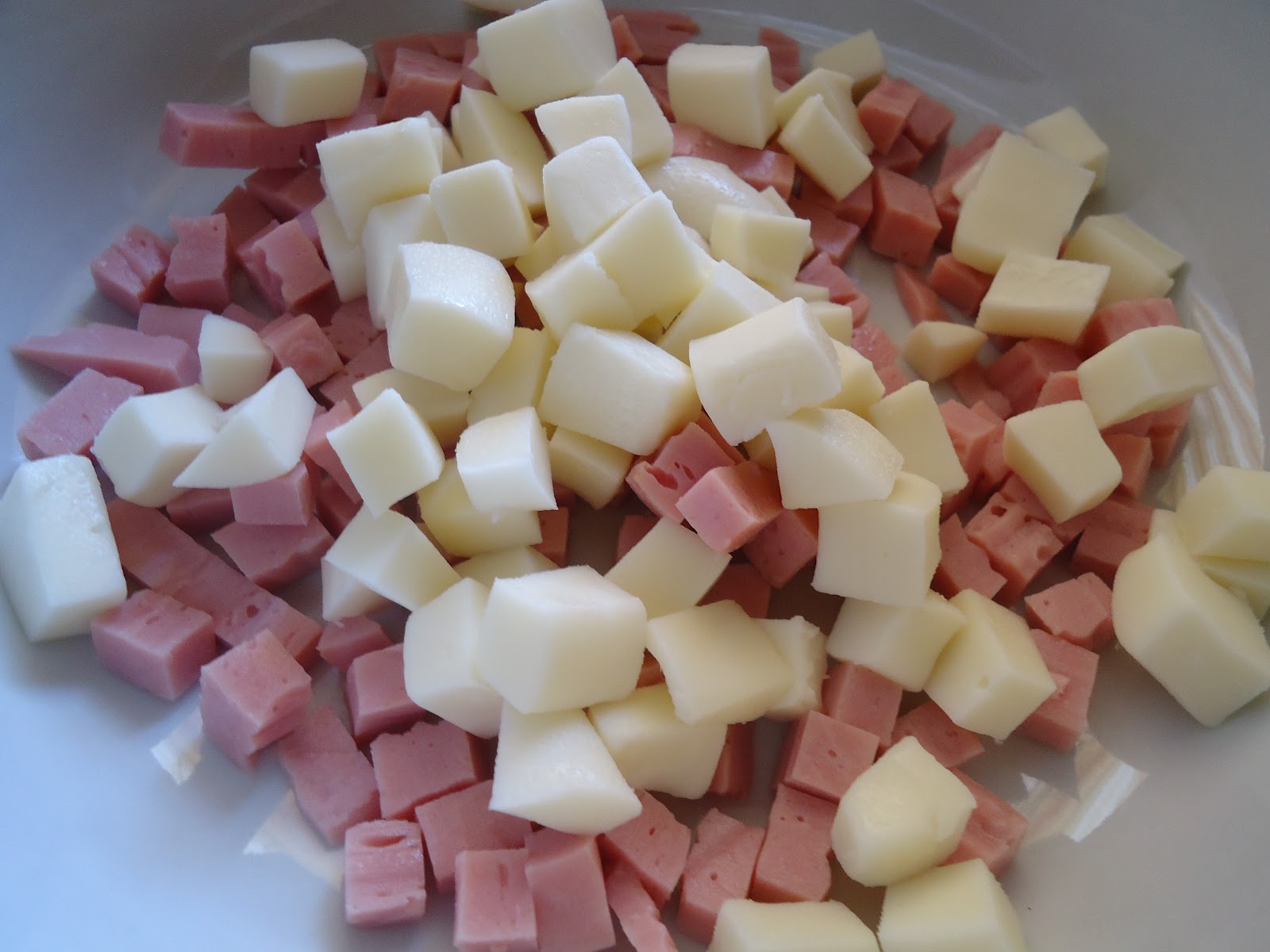 Cucinanostress FUSILLI PROSCIUTTO COTTO E GALBANINO A CUBETTI