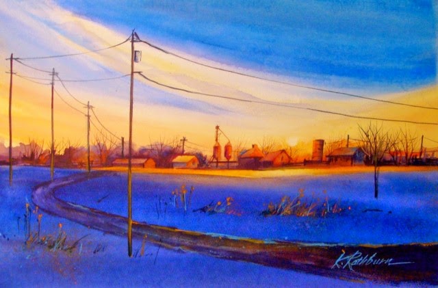 Художница-акварелист. Kathy Los-Rathburn