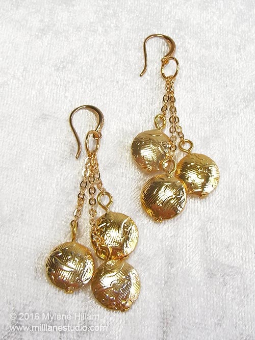 Mill Lane Studio Gold Vermeil Earrings