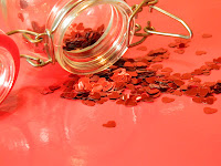 jar of hearts, red, 