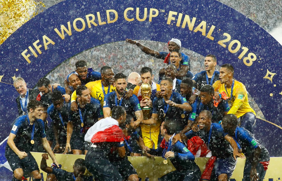 Copa do Mundo de Futebol 2018 - Allez Les Bleus! França é bicampeã do mundo  - Surto Olímpico