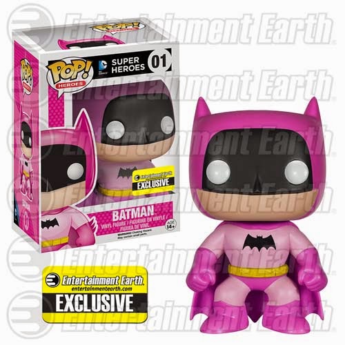 Entertainment Earth Exclusive The Rainbow Batman Pop! Series by Funko - Pink Batman