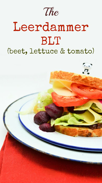 The Leerdammer BLT. Beet, Lettuce and Tomato on tiger bread with Leerdammer and a spicy extra. Perks up lunch a treat.