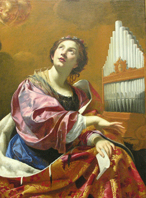 Santa Cecilia protetora musicos