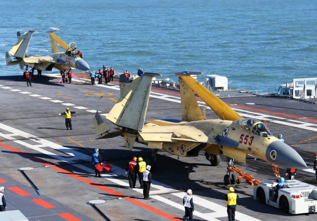 Chinese+aircraft+carrier+j-15+flying+sha