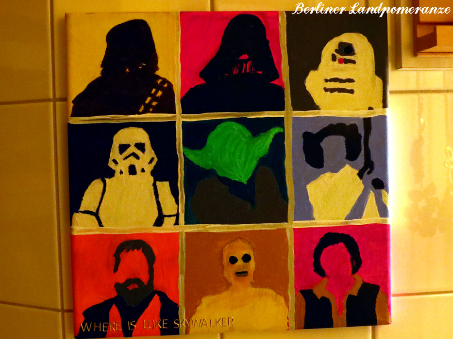 Berliner Landpomeranze: Ein Berlin-Gartenblog: Pop-Art fürs Badezimmer