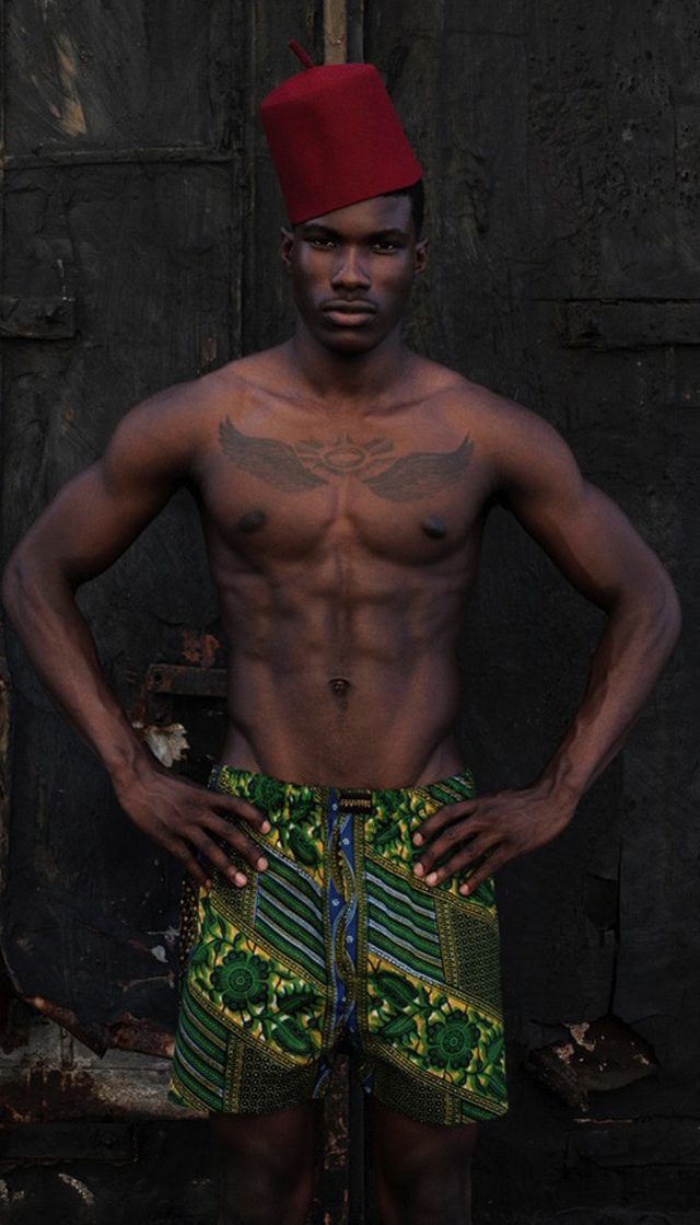 African-print Boxer shorts by president for life #kitenge #ankara 