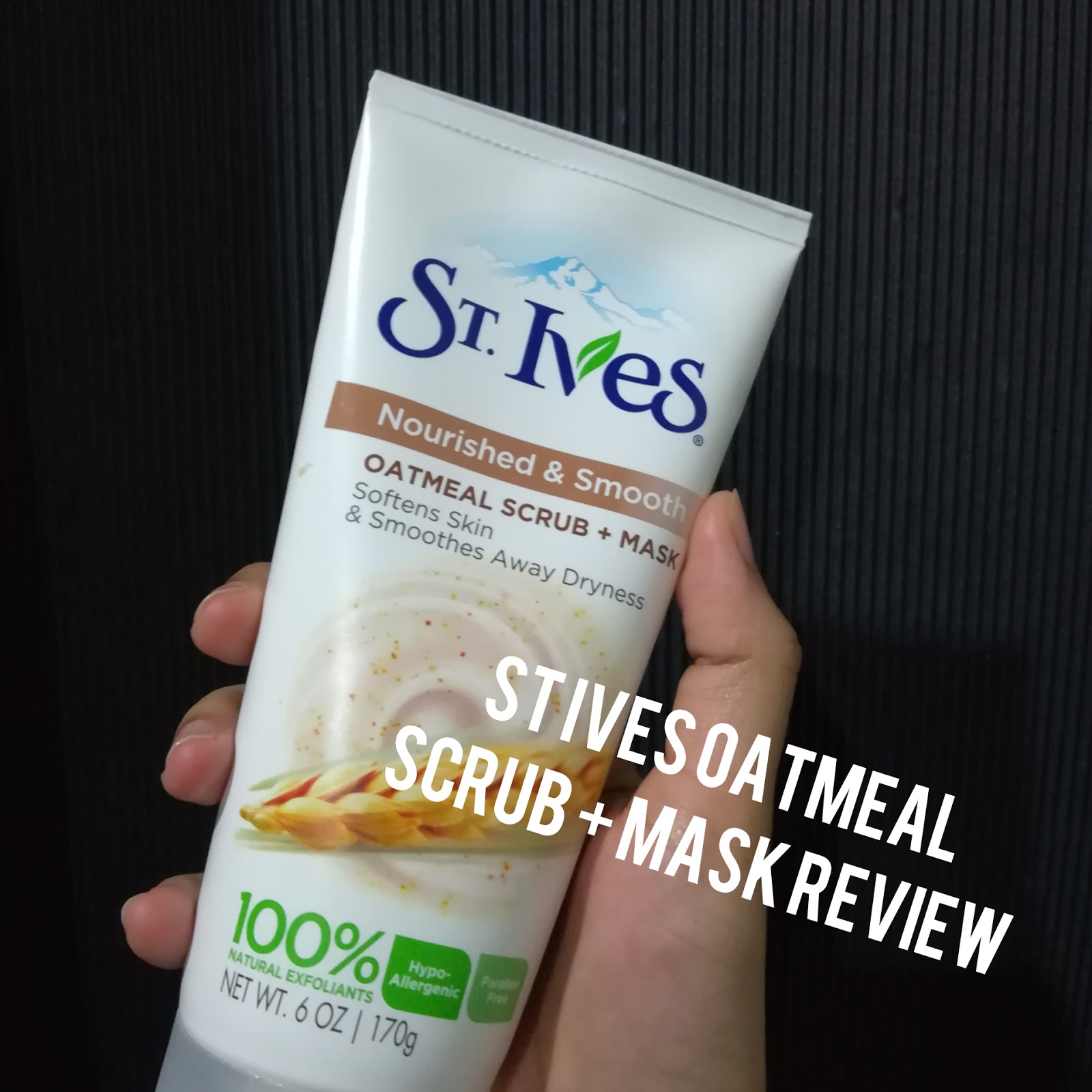 St Ives Oatmeal Scrub and Mask Review Mellya Crayola