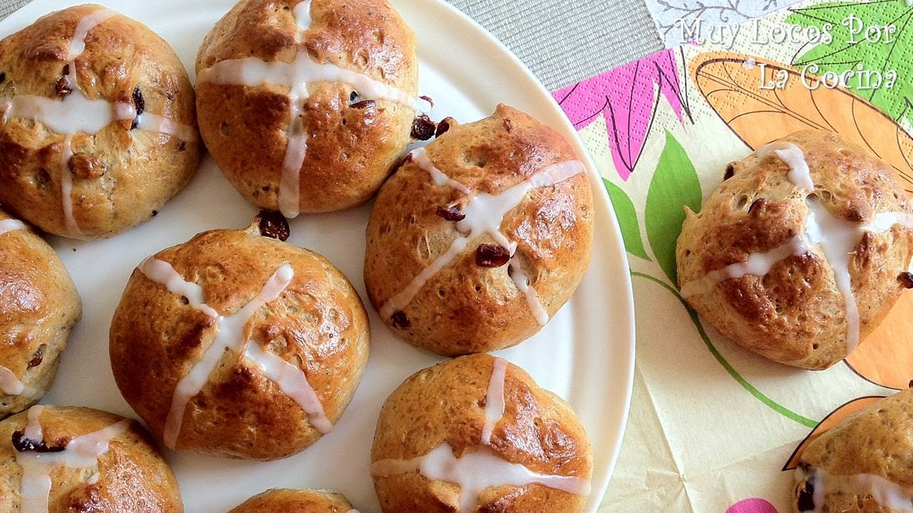 Hot Cross Buns (Bollos Americanos de Semana Santa)