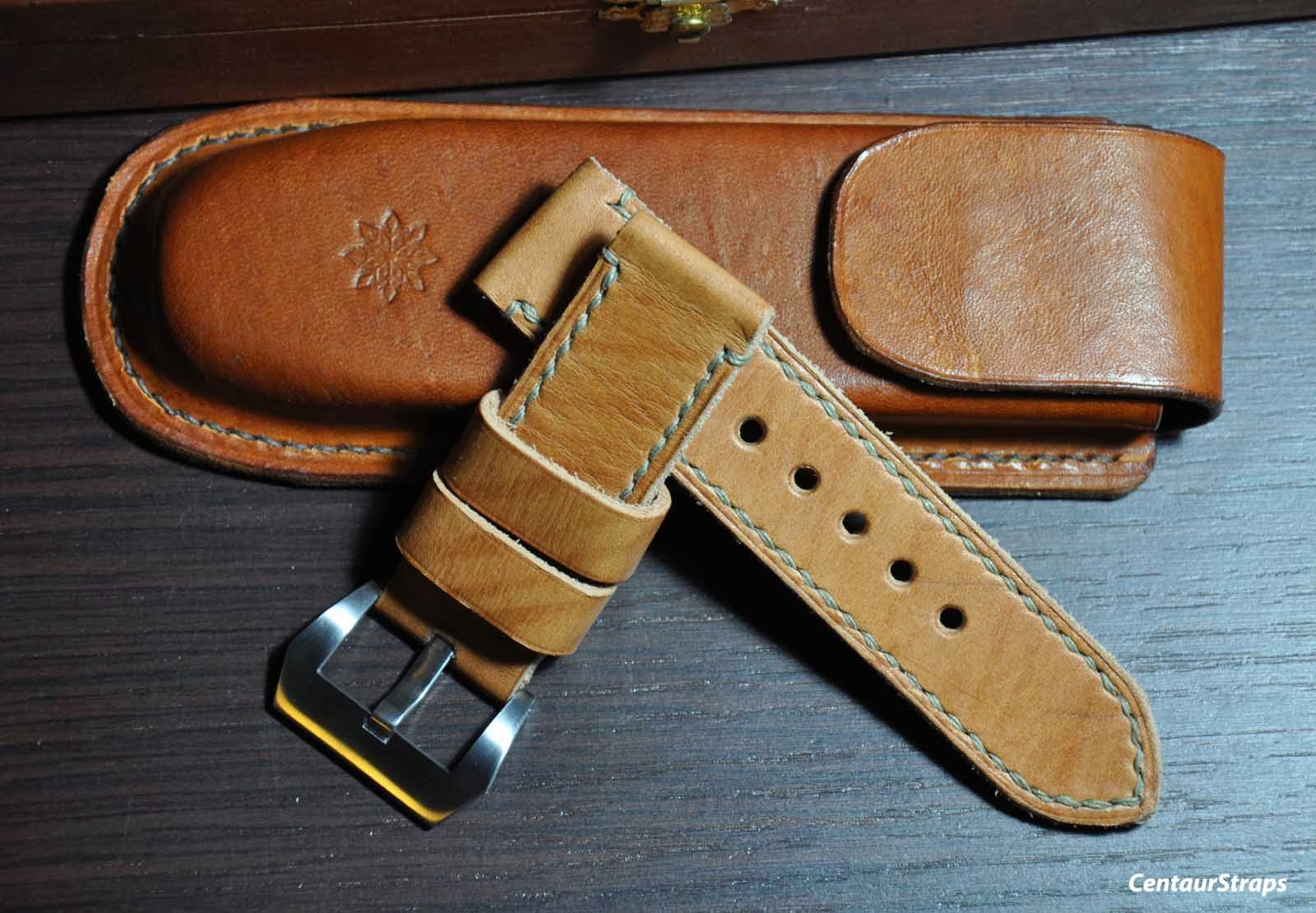 CentaurStraps Handmade leather watch straps Vintage style handmade
