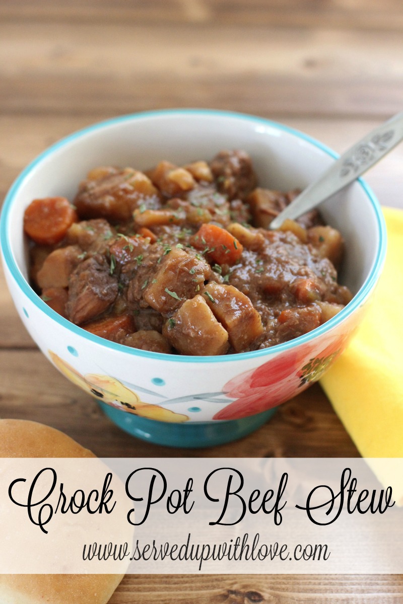 Served Up With Love Crock Pot Beef Stew
