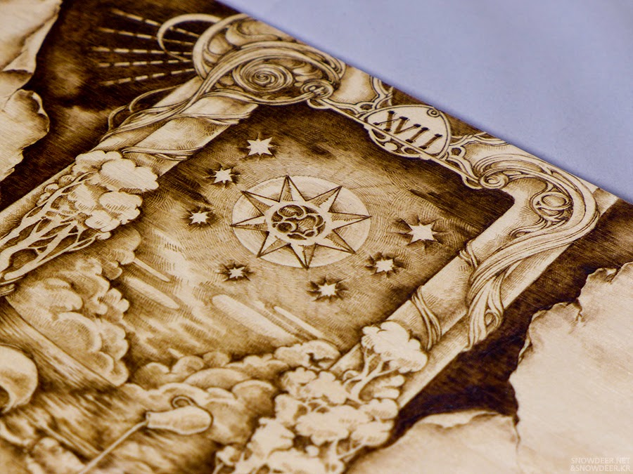 Snowdeer (Kim Sulrok): Woodburning Art (Pyrography) by Snowdeer