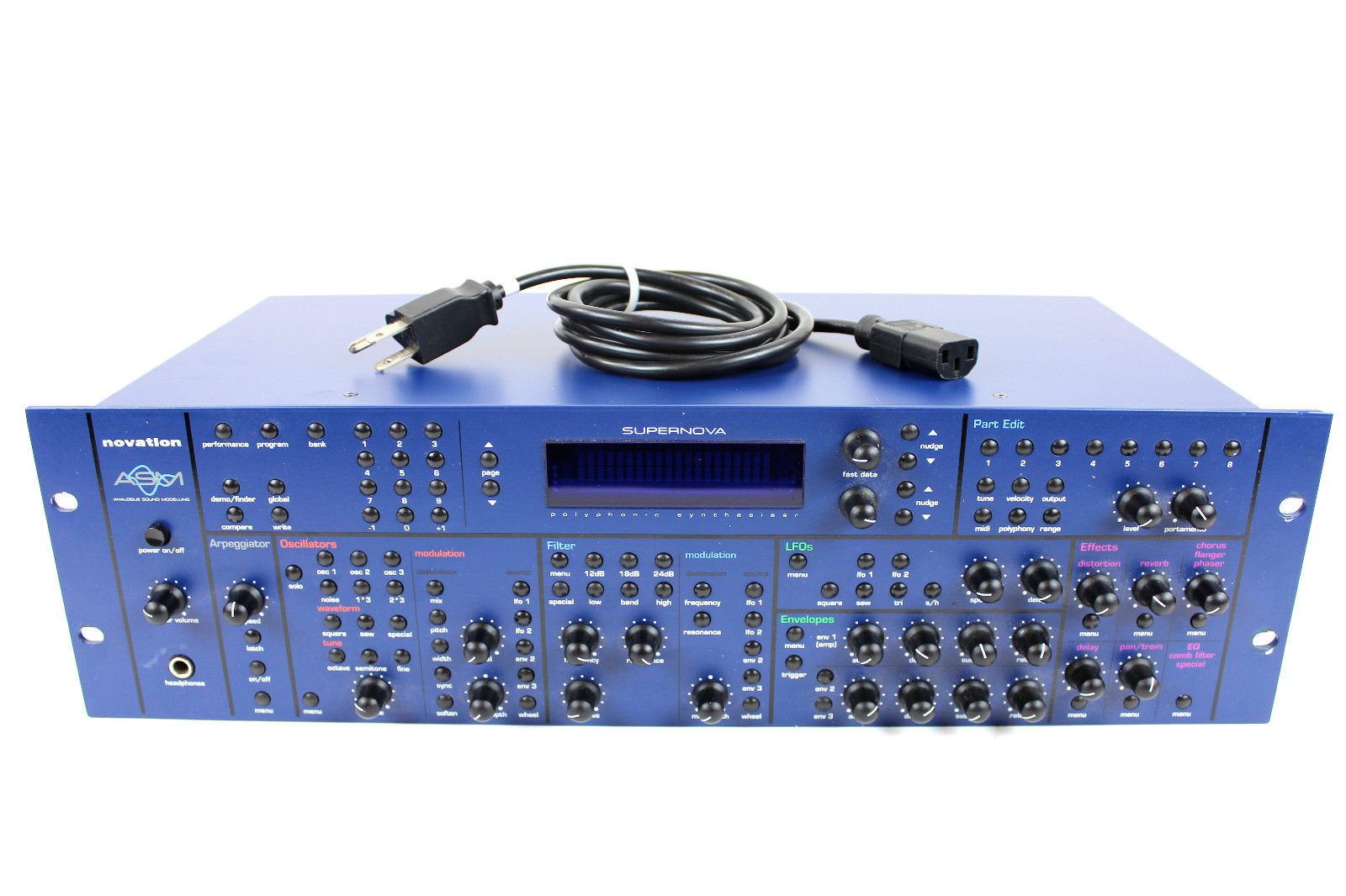 MATRIXSYNTH Novation Supernova Rack Synth Virtual Analog Synthesizer