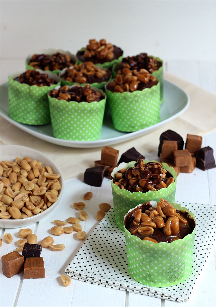 Schoko-Karamell-Cupcakes