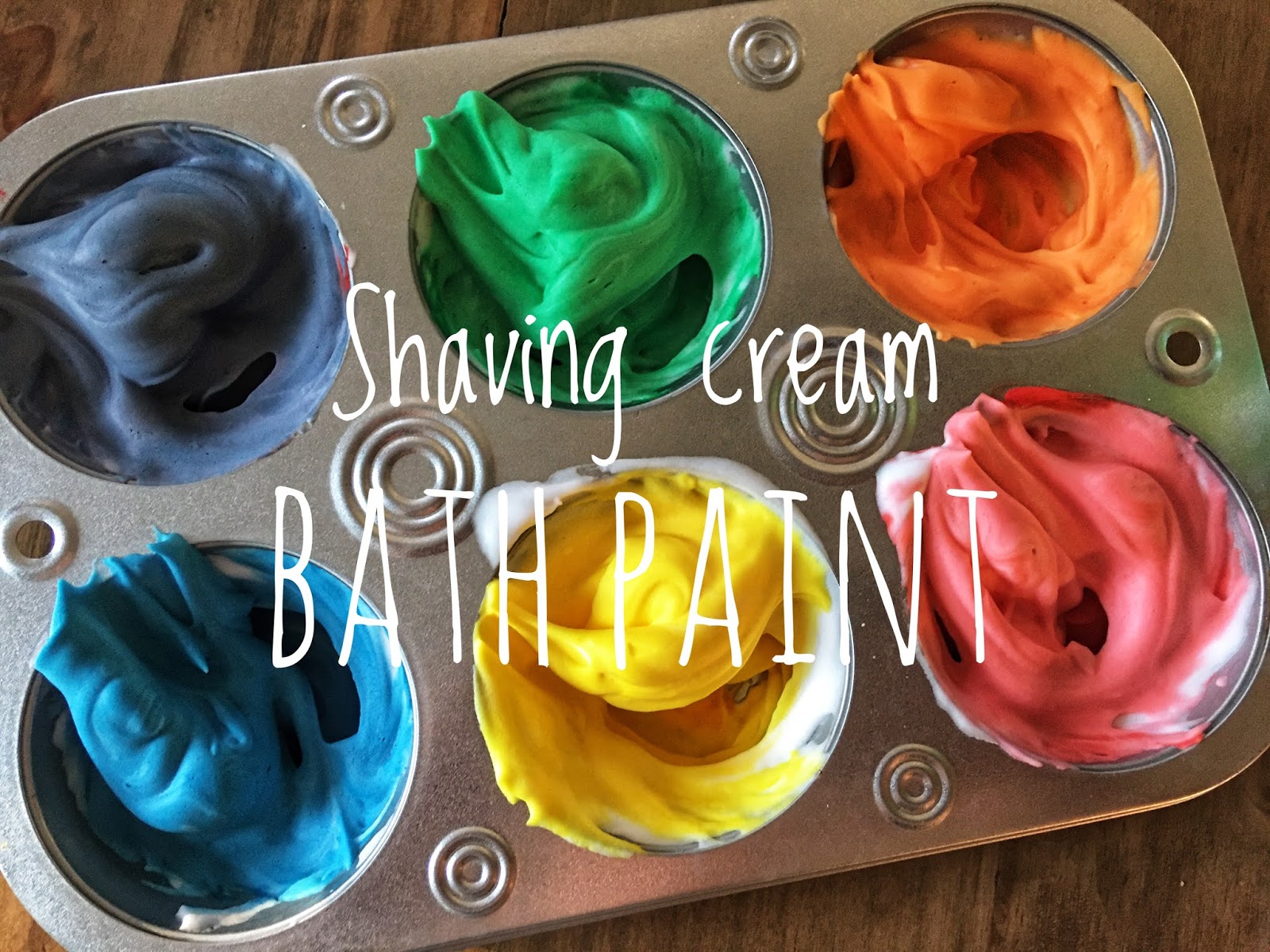 Shaving Cream Bath Paint