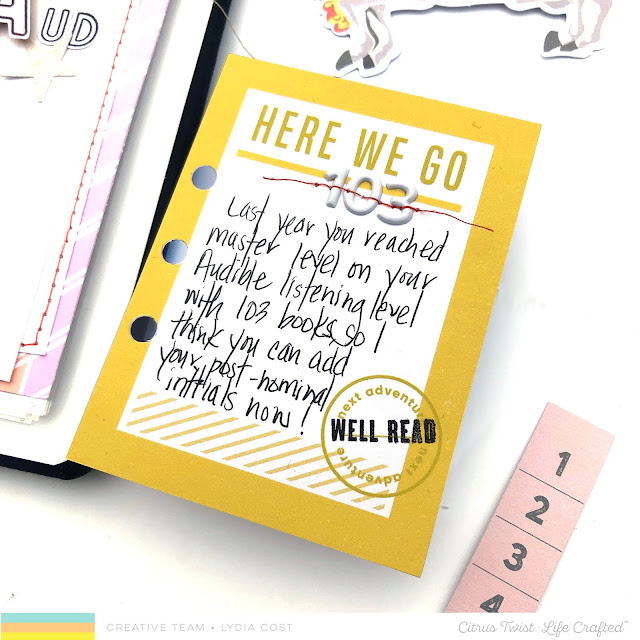 Citrus Twist Kits Life Crafted Spread using Life Chapters Kit - Lydia Cost