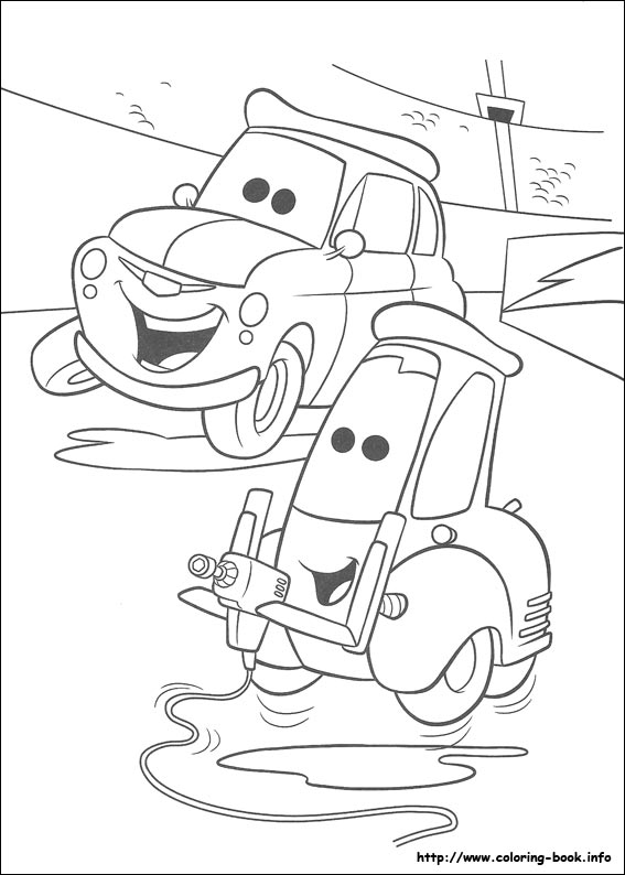 Disney Cars Printable Coloring Pages - Printable Blank World