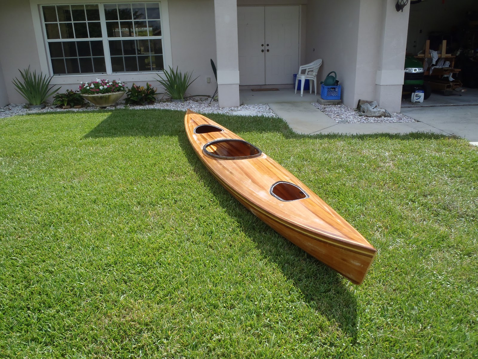Guillemot "Simple Design" Kayak Build Completed deck and hull