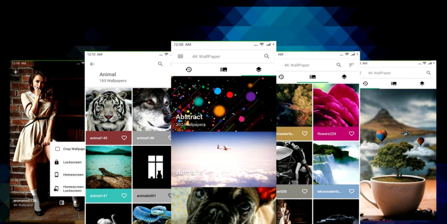 4K WallPaper Ultra HD Backgrounds & Auto Changer for Android