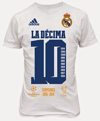 Camiseta La Décima Real Madrid - Blog del Real Madrid
