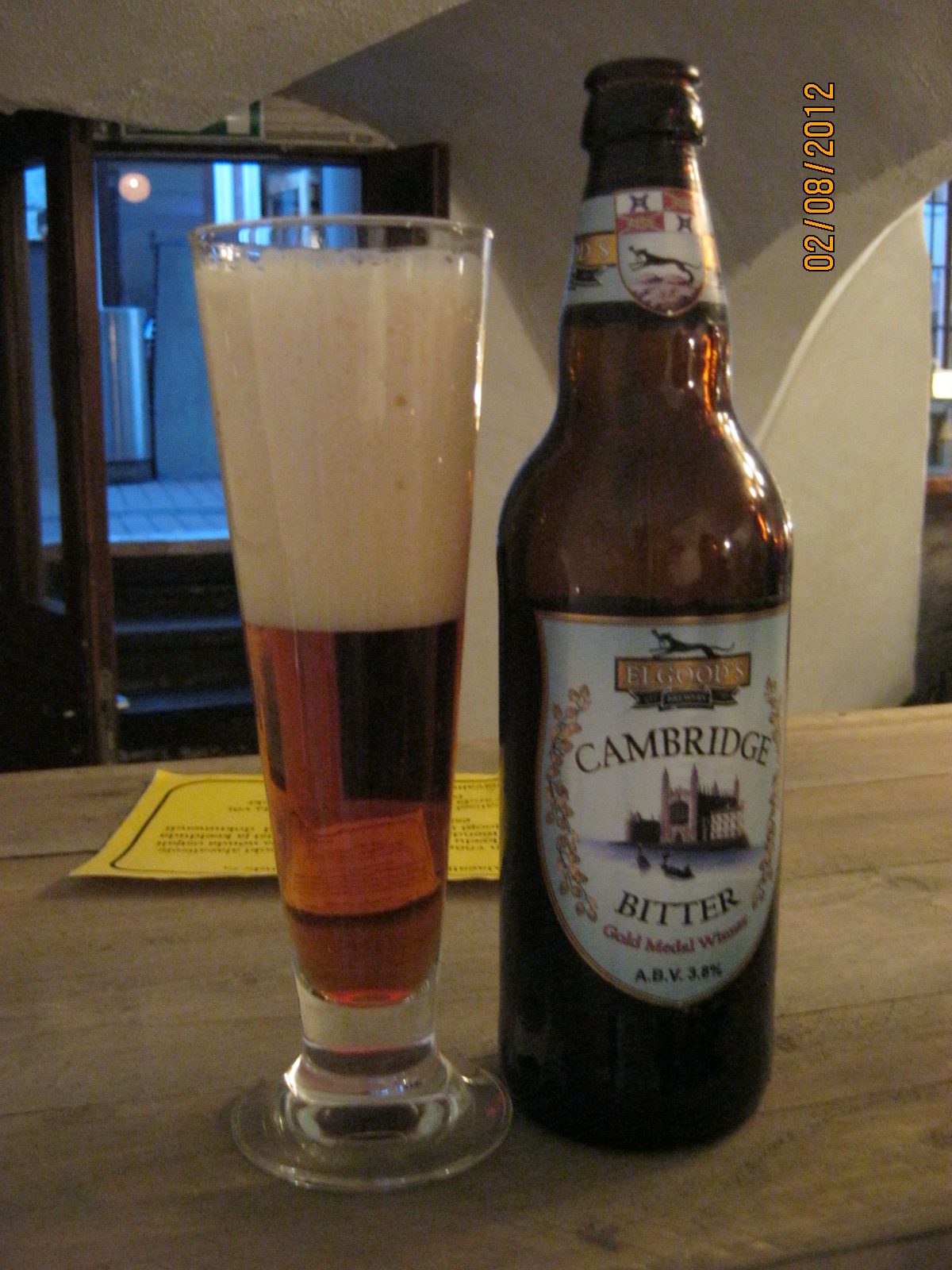 Gambrinuse õllepäevik Cambridge Bitter