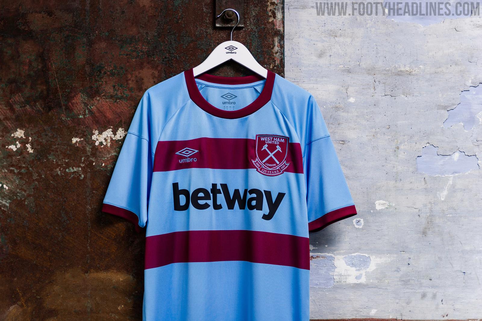 west ham 1960s away shirt