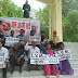 आम आदमी पार्टी के कार्यकर्ताओं ने ईवीएम के विरोध में किया धरना प्रदर्शन